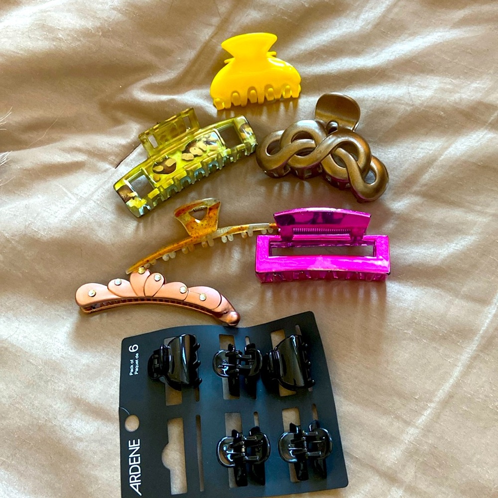 Bundle of hair clamps